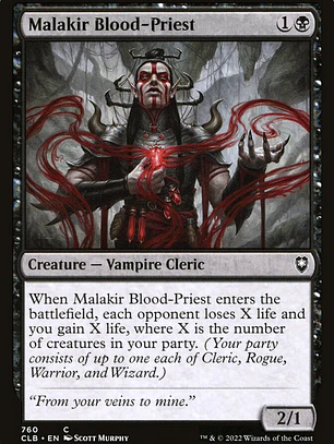 Malakir Blood-Priest (Commander Legends: Battle for Baldur's Gate)