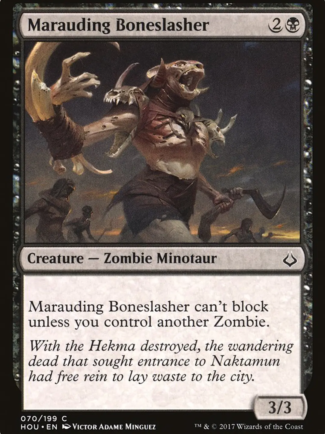 Marauding Boneslasher (Hour of Devastation) 1
