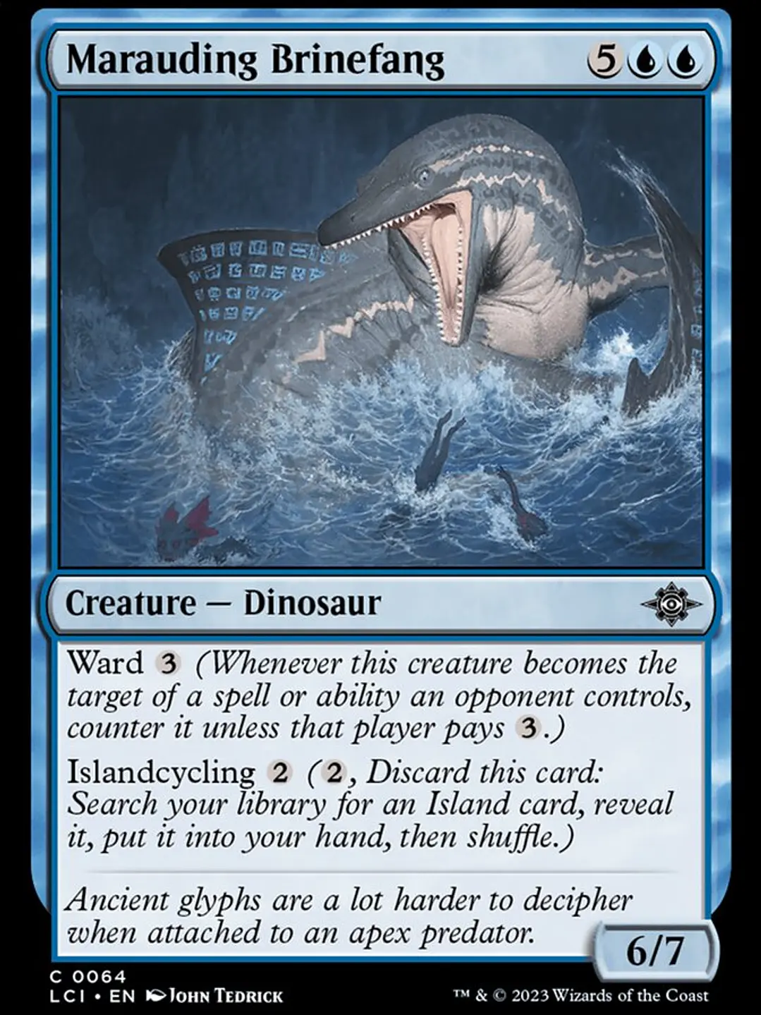 Marauding Brinefang (The Lost Caverns of Ixalan) 1