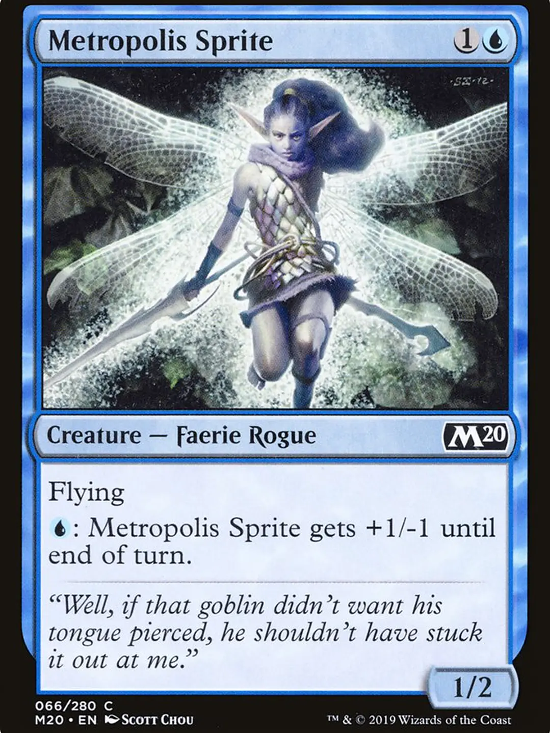 Metropolis Sprite (Core Set 2020) 1
