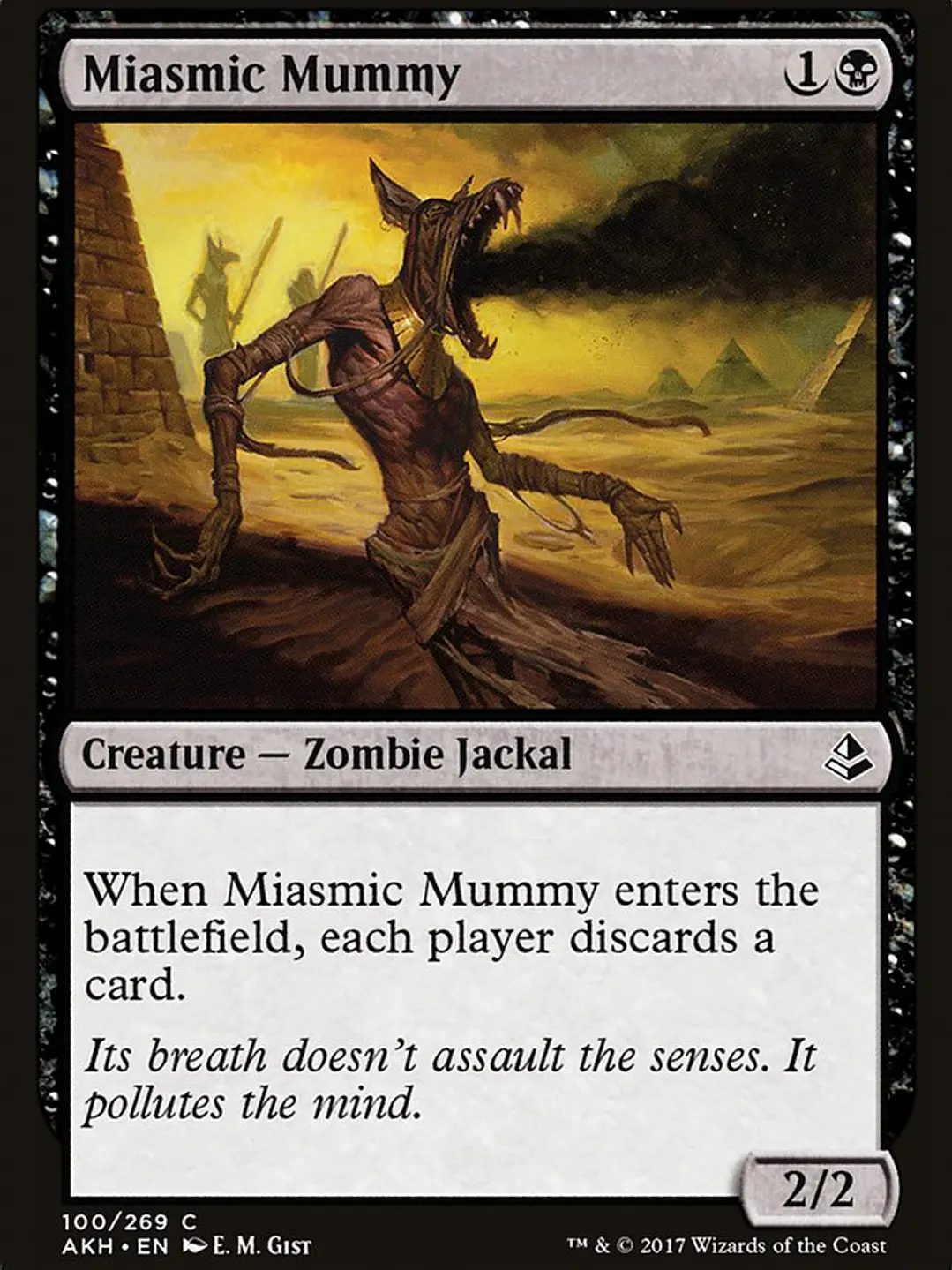 Miasmic Mummy (Amonkhet) 1