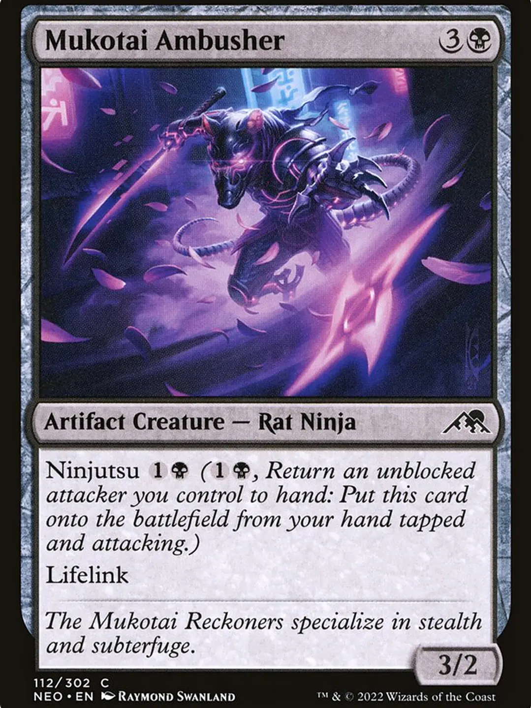 Mukotai Ambusher (Kamigawa: Neon Dynasty) 1