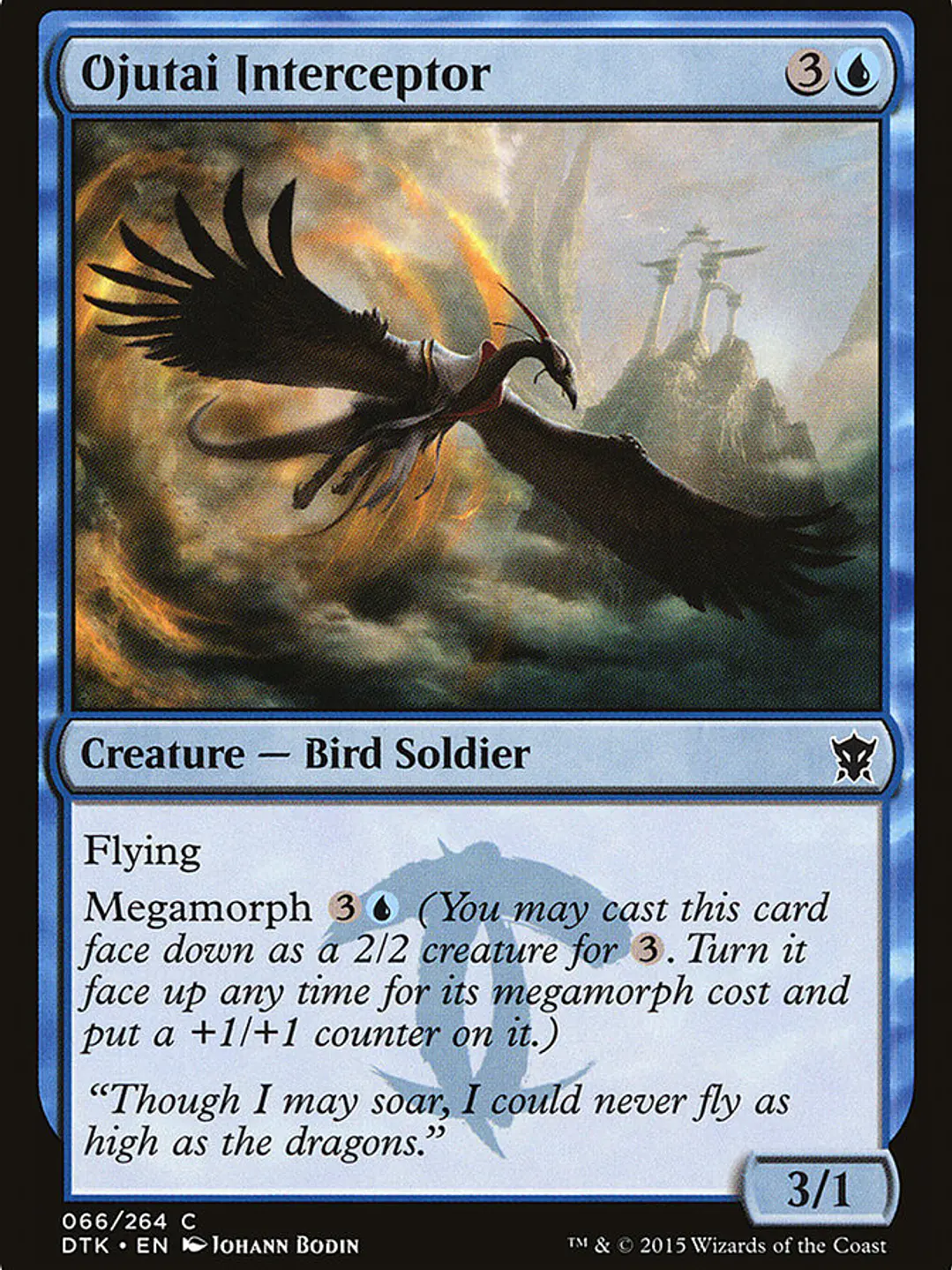 Ojutai Interceptor (Dragons of Tarkir) 1
