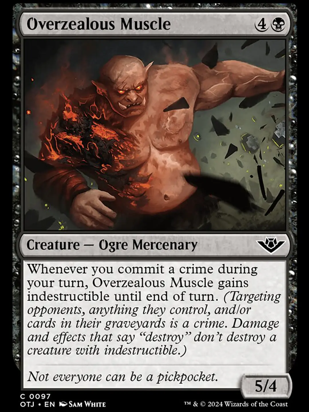 Overzealous Muscle (Outlaws of Thunder Junction) 1