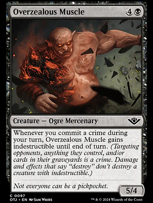 Overzealous Muscle (Outlaws of Thunder Junction)