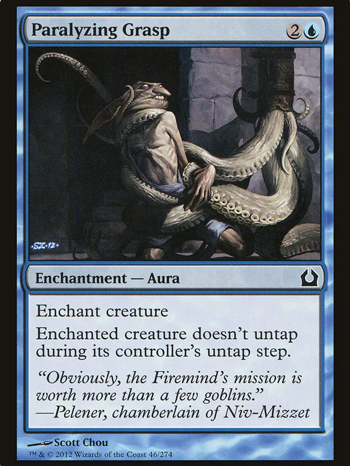 Paralyzing Grasp (Return to Ravnica) 1