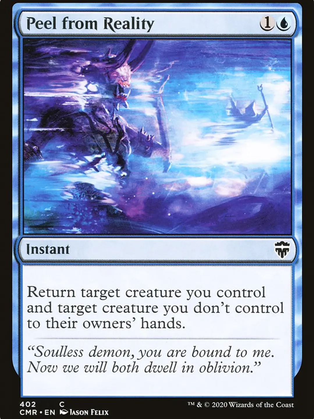 Peel from Reality (Commander Legends) 1