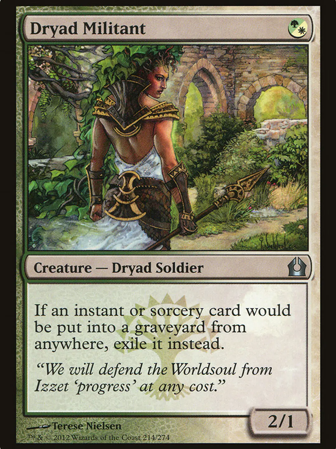 Dryad Militant (Return to Ravnica) 1