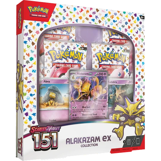 Pokémon 151 Alakazam Ex Collection Inglés