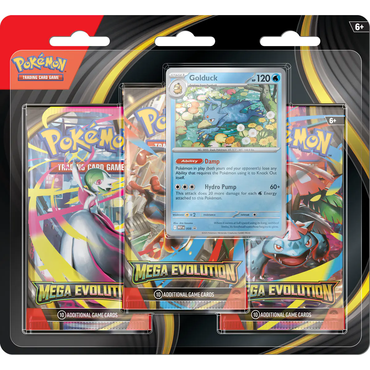 [PREVENTA] POKEMON TCG MEGA EVOLUTION - 3-PACK BLISTER ENGLI