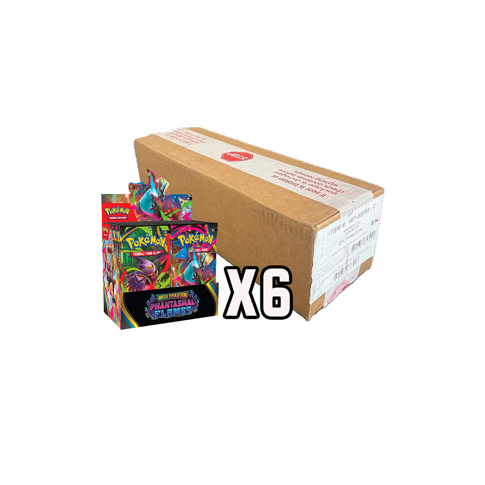 Case (6 unidades) – Phantasmal Flames – Booster Box – Inglés