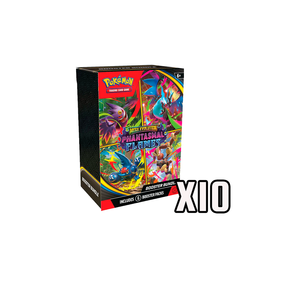 10 x Booster Bundle Phantasmal Flames en Inglés