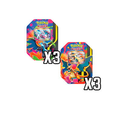 [PREVENTA] Case TIN Mega Charizard X e Y Inglés