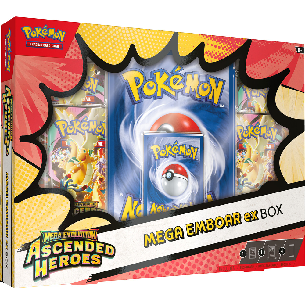 [PREVENTA] Pokemon TCG Mega Evolution - Ascended Heroes Mega ex Box Inglés