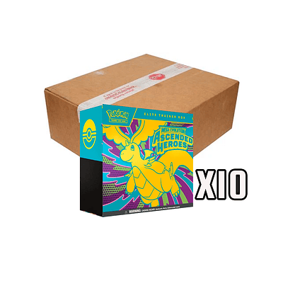[PREVENTA] Case (10 unidades) – Ascended Heroes – Elite Trainer Box – Inglés
