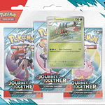 Pokemon TCG Scarlet & Violet Journey Together - 3-Pack Blister Inglés