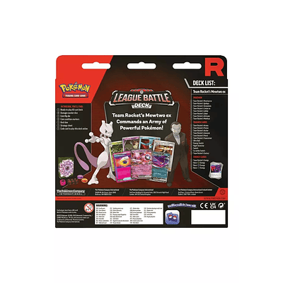 Pokemon TCG Team Rocket's Mewtwo ex League Battle Deck Inglés