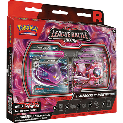 Pokemon TCG Team Rocket's Mewtwo ex League Battle Deck Inglés