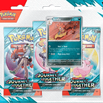 Pokemon TCG Scarlet & Violet Journey Together - 3-Pack Blister Inglés