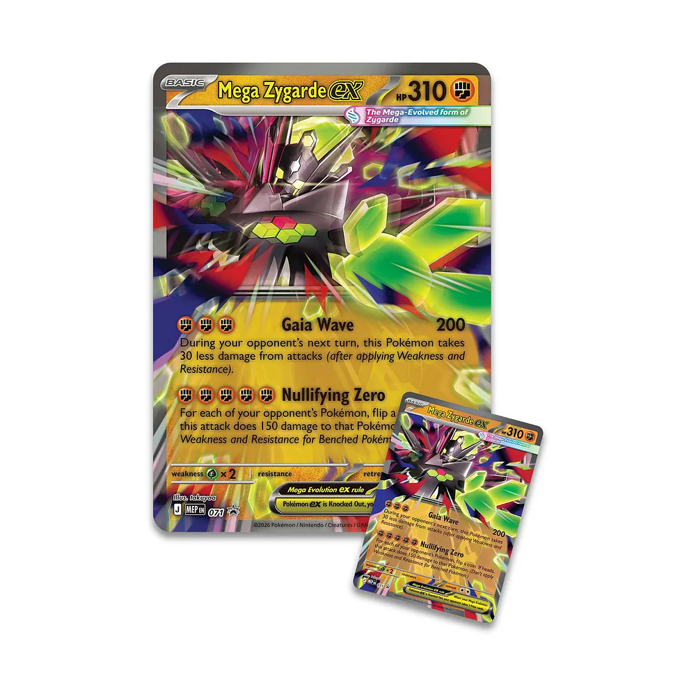 [Preventa 01/05/2026] Pokemon TCG Mega Zygarde - ex Premium Collection Inglés