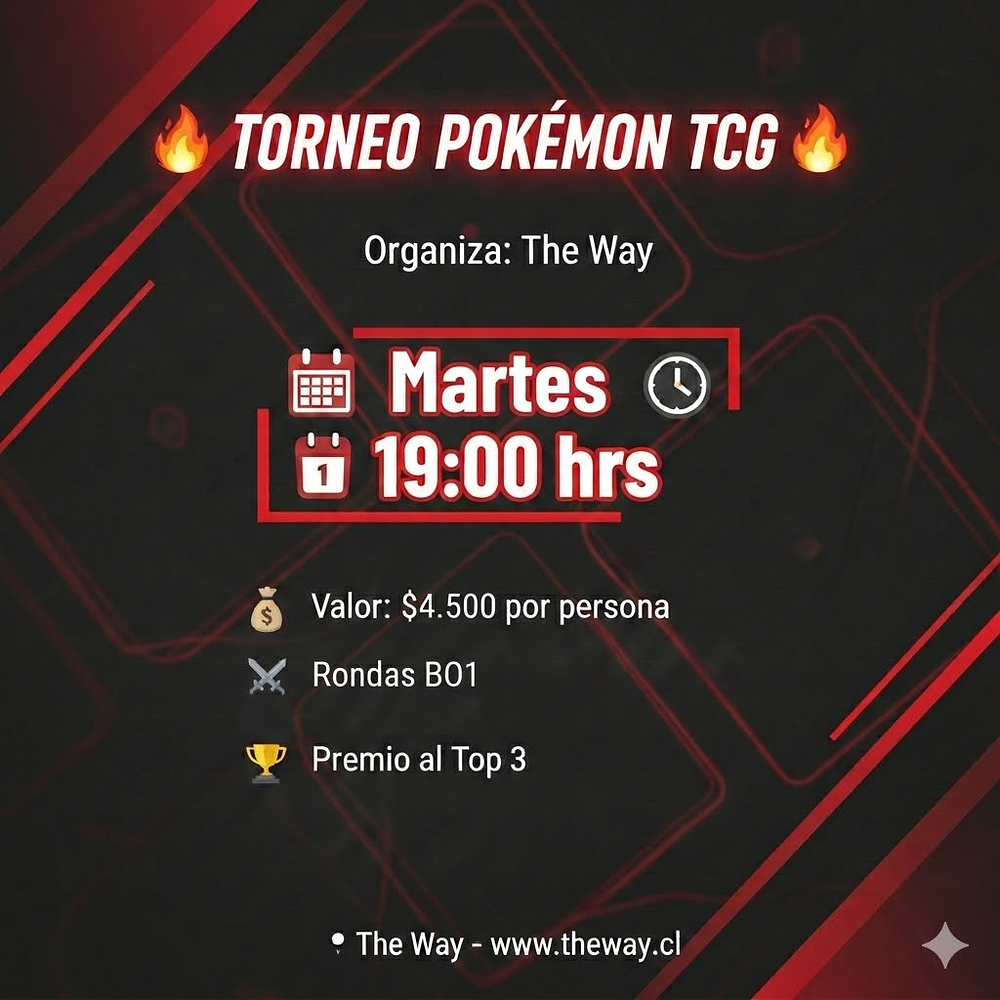 Torneo Casual Semanal Martes 19:00 hrs