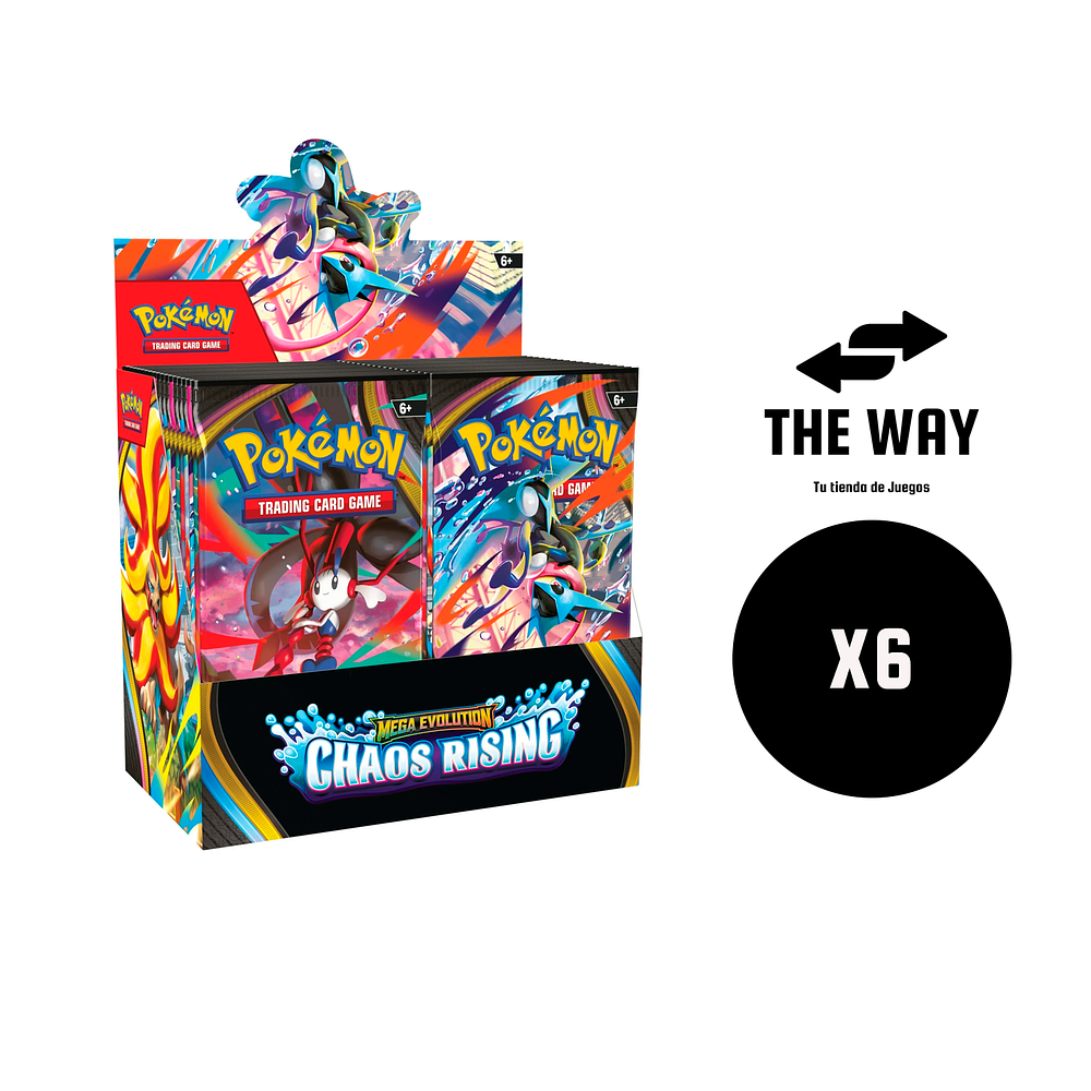 [Preventa 22/05/2026]  - Chaos Rising - 6 x Booster Box Inglés