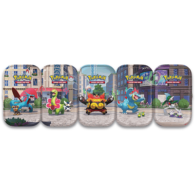[Preventa 05/06/2026] Pokemon TCG Luminose City Mini Tin Inglés - Display