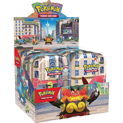 [Preventa 05/06/2026] Pokemon TCG Luminose City Mini Tin Inglés - Display