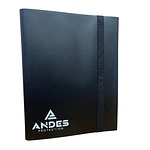 ANDES PROTECTION - 9 POCKET PLASTIC BINDER - BLACK