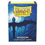 DRAGON SHIELD - SLEEVES STANDARD SIZE MATTE DUAL (100) - WISDOM