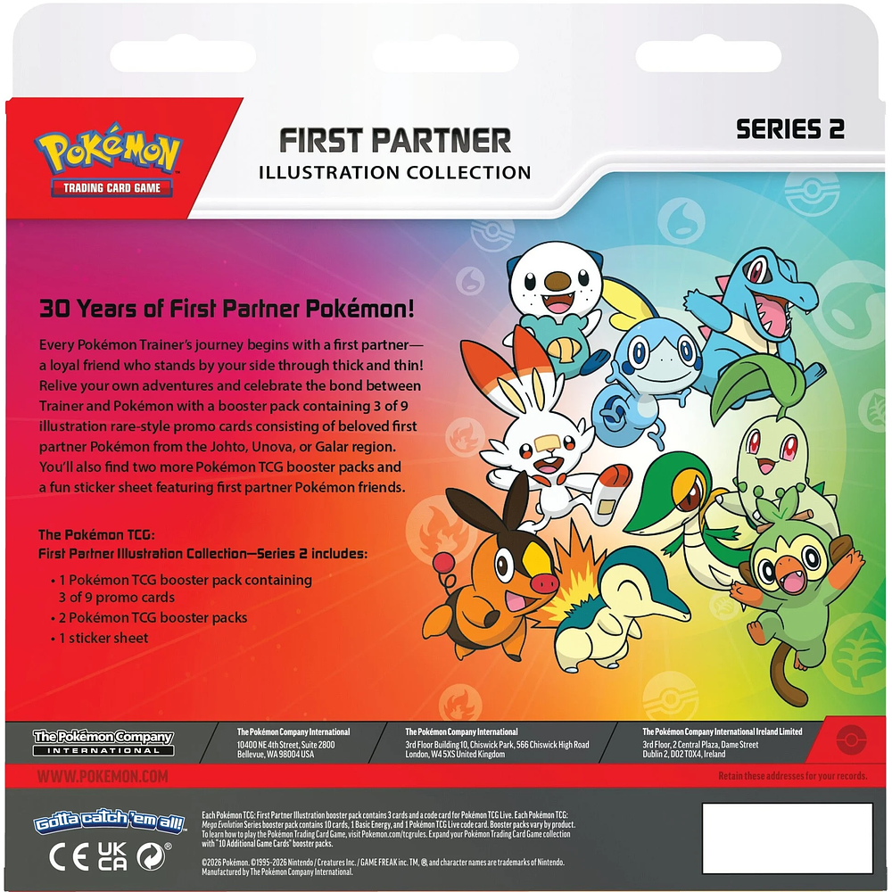 [Preventa 19/06/2026] Pokemon TCG First Partner Illustration Collection (Q2 2026) Inglés