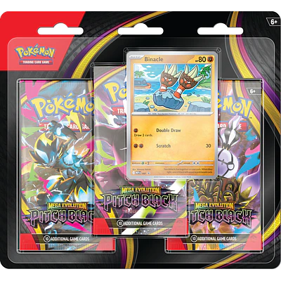 [Preventa 17/07/2026] Pokemon TCG Mega Evolution - Pitch Black - 3-Pack Blister Ingles