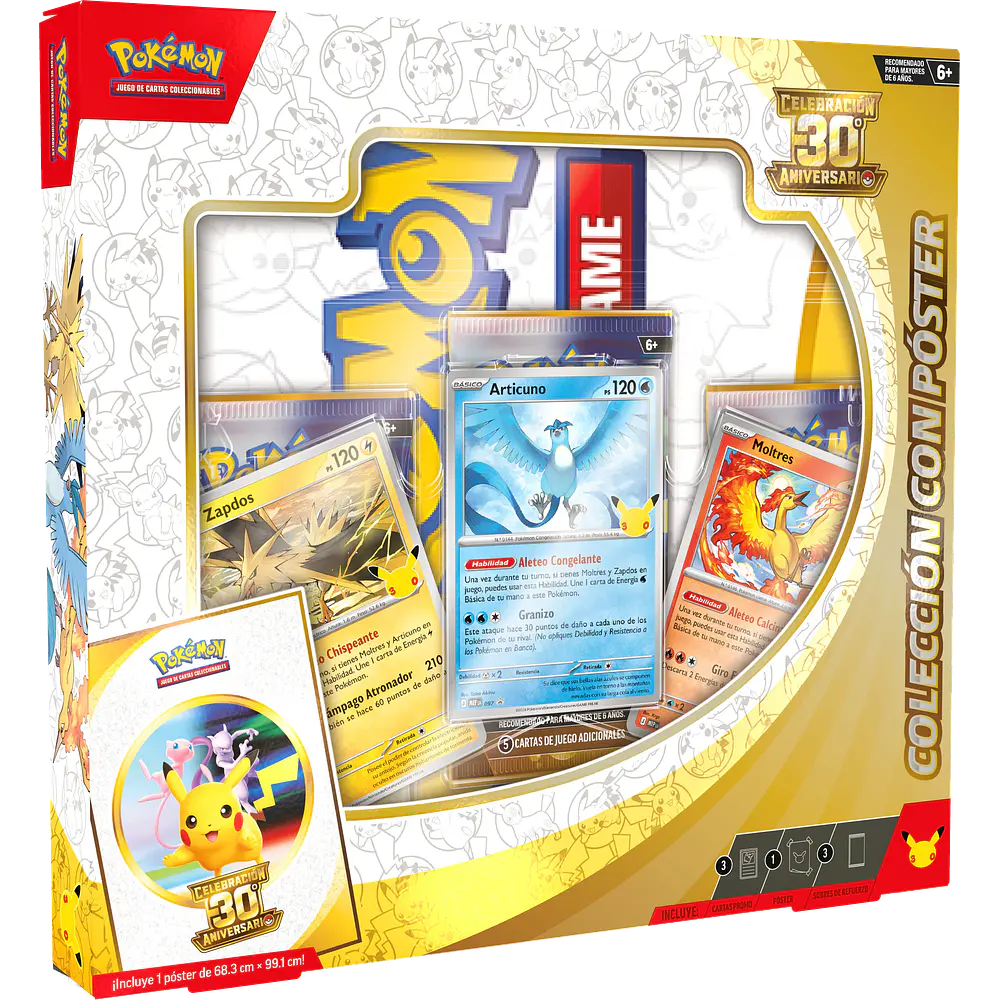 [Preventa 16/09/2026] Pokemon TCG 30th Celebration - Poster Collection Inglés