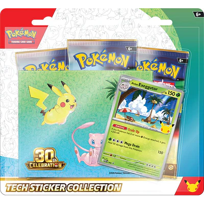 [Preventa 16/09/2026] Pokemon TCG 30th Celebration - Tech Sticker Collection Inglés