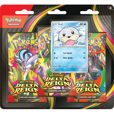 [Preventa 06/11/2026] Pokémon TCG Mega Evolution - Delta Reign - 3-Pack Blister Español