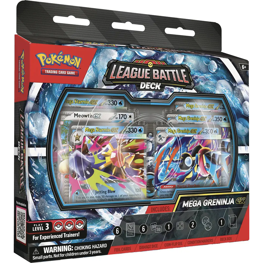 [Preventa 13/11/2026] Pokémon TCG Mega Greninja ex League Battle Deck (2026) Inglés