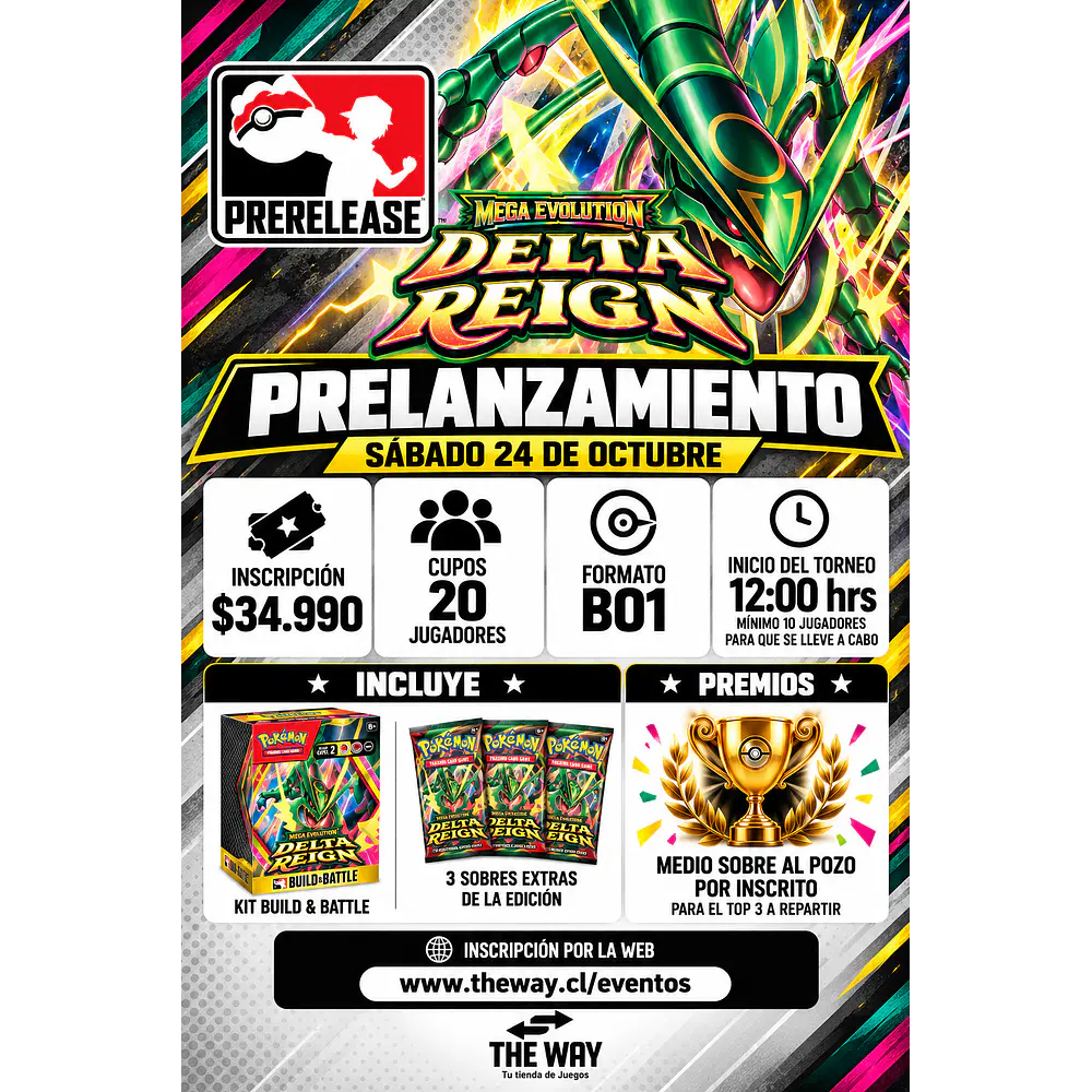 Prelanzamiento Dominio Delta Sábado 24 de Octubre 12:00 hrs THE WAY