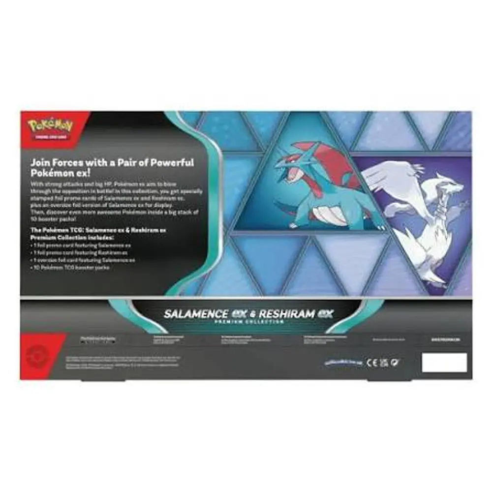 Salamence Ex & Reshiram Ex Premium Collection Ingles