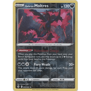 07093 Galarian Moltres - 093/203 - Holo Rare Reverse Holo
