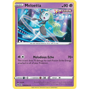 08124 Meloetta - 124/264 - Rare