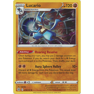09079 Lucario - 079/172 - Holo Rare