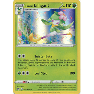 10016 Hisuian Lilligant - 016/189 - Holo Rare