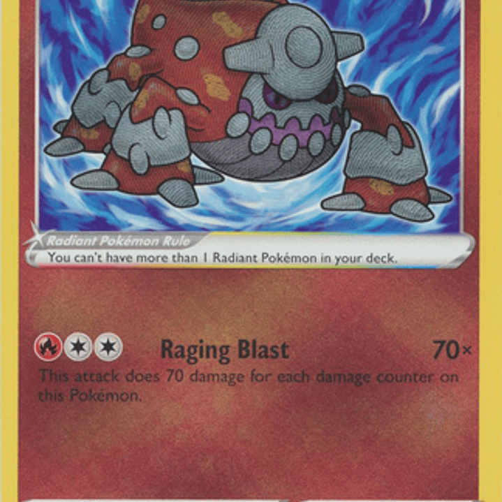 10027 Radiant Heatran - 027/189 - Radiant Rare - NM 1