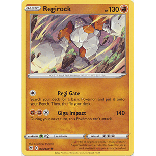10075 Regirock - 075/189 - Rare