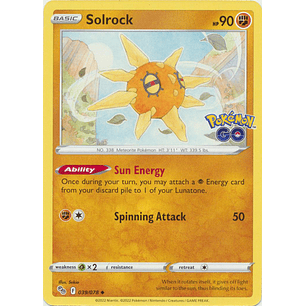 105039 Solrock - 039/078 - Uncommon Reverse Holo