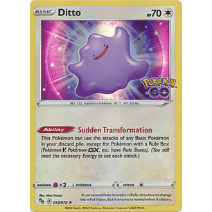 105053 Ditto - 053/078 - Holo Rare
