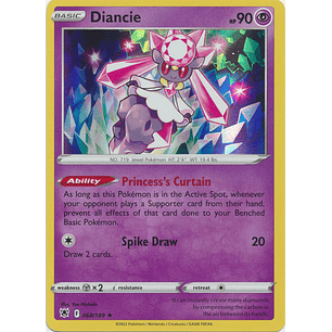 10068 Diancie - 068/189 - Holo Rare