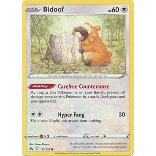 125111 Bidoof - 111/159 - Common