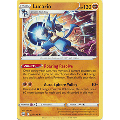 09079 Lucario - 079/172 - Rare Theme Deck Exclusive