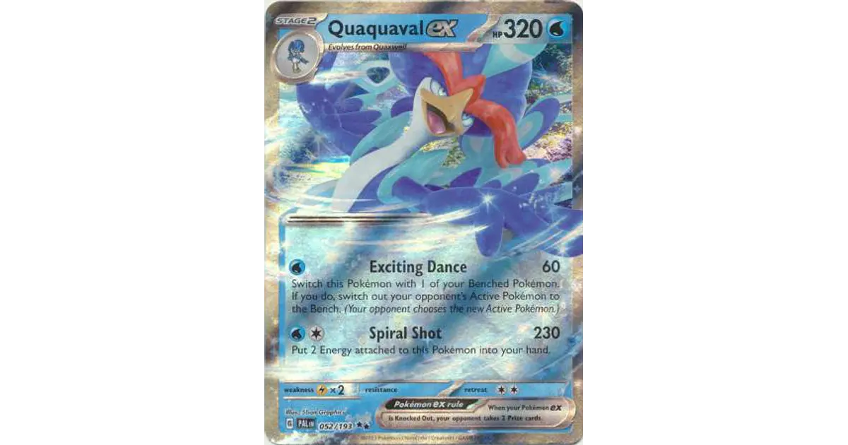 Parceiros De Paldea - Quaquaval Ex - Box Coleção - Pokémon